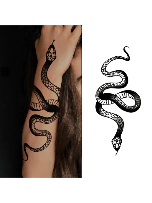 ❽❽❽ CrazyTattoo Тату змея лучшие идеи, фото, значение, эскизы